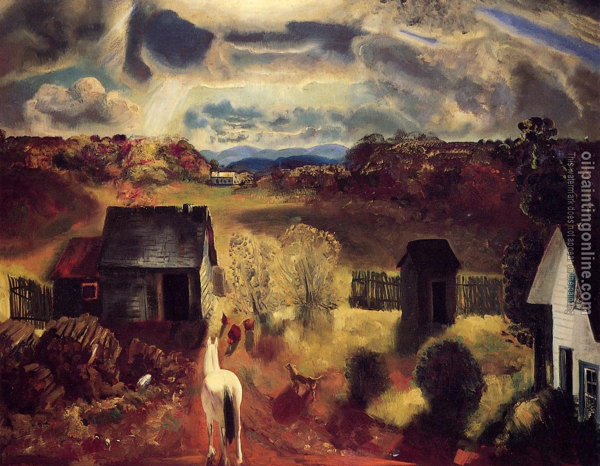Bellows, George - The White Horse